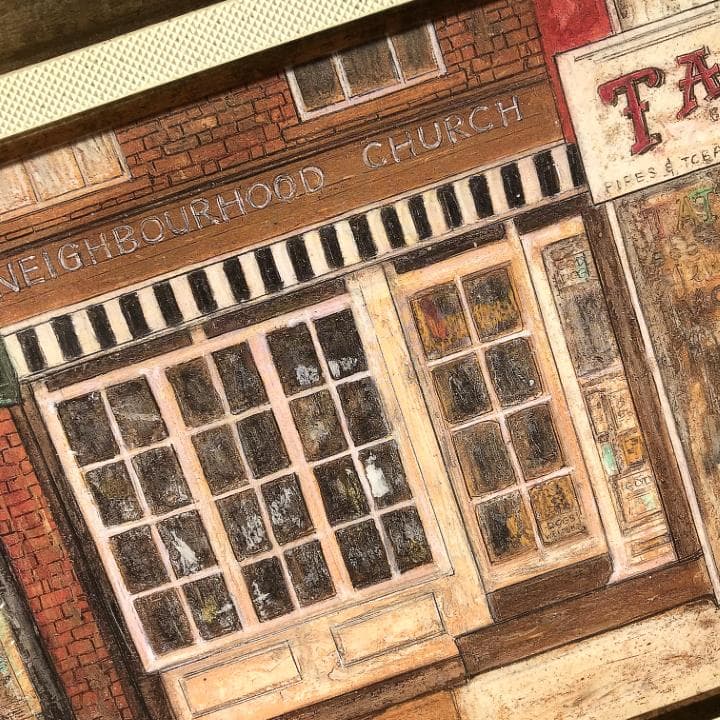 「あなたの住む街角で」 サムトフト アートパネル sam toft 絵画