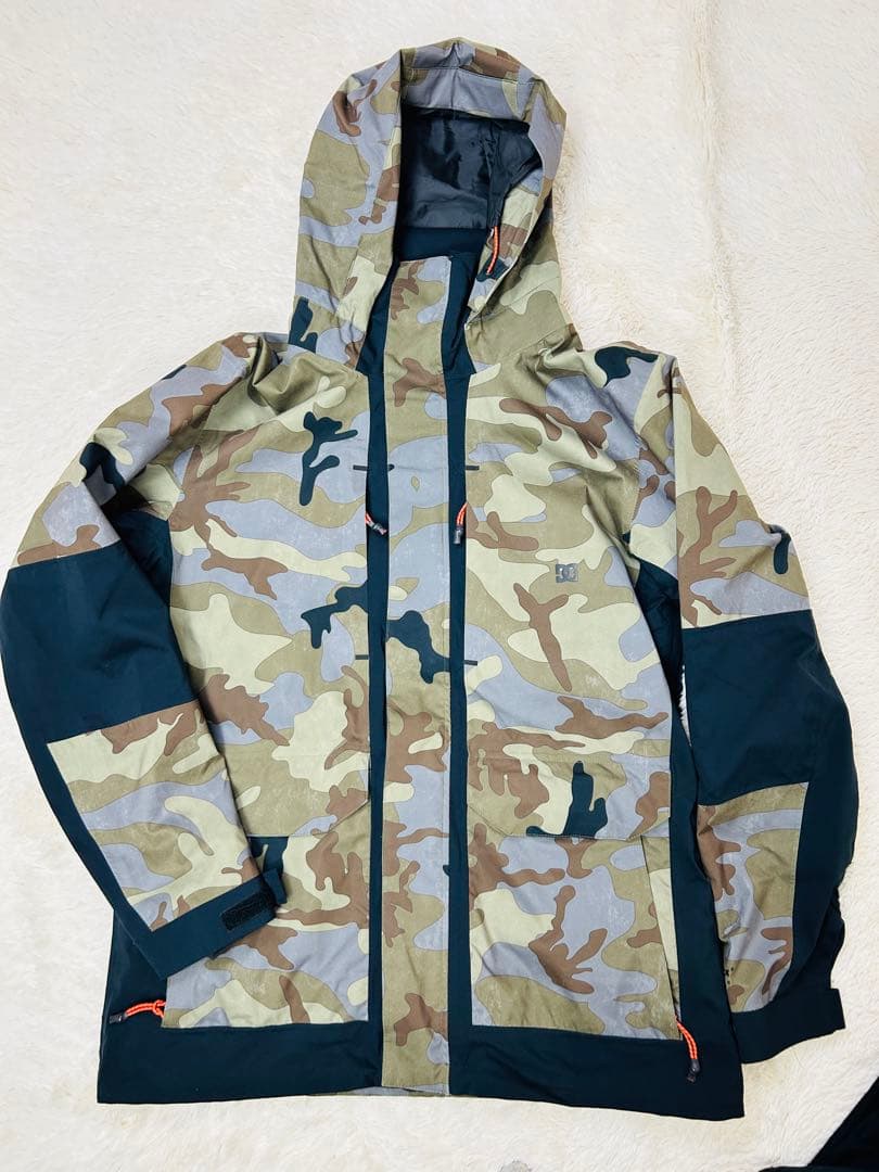 DC STORM DIVISION スノーボードウェア 上下セット M カモ迷彩
