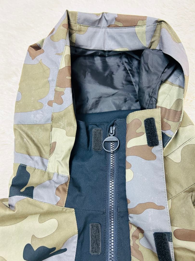 DC STORM DIVISION スノーボードウェア 上下セット M カモ迷彩