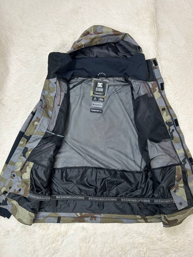 DC STORM DIVISION スノーボードウェア 上下セット M カモ迷彩