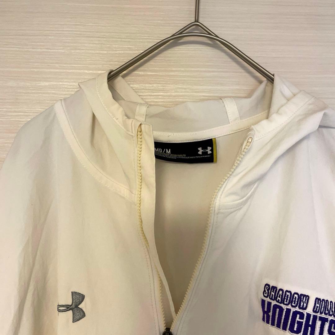 underarmor アンダーアーマー メンズ　ウィンドブレーカー　ホワイト　M