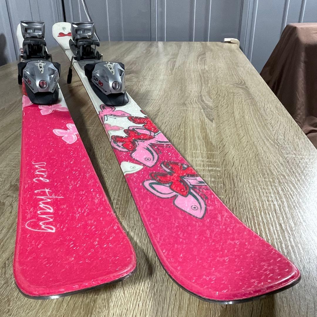 HEAD135cm SALOMON22/23.5cmストック付きスキーセット‼︎