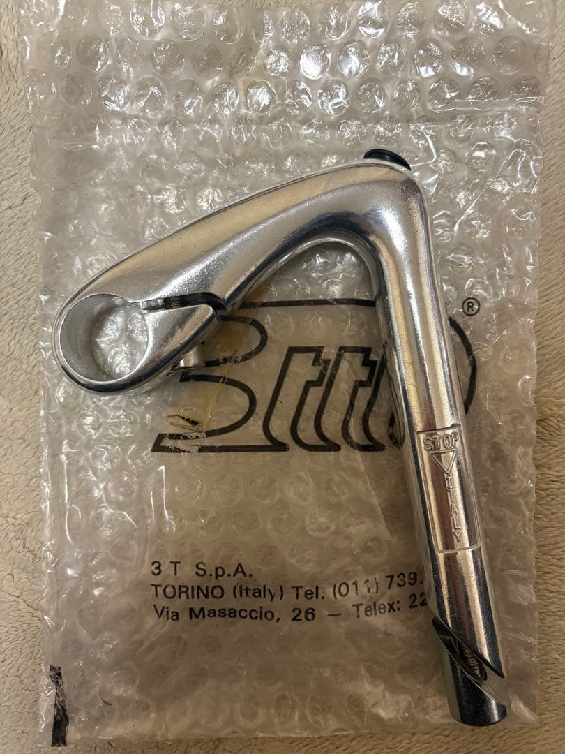 3ttt stem アルミニウム ハンドルステム シルバー