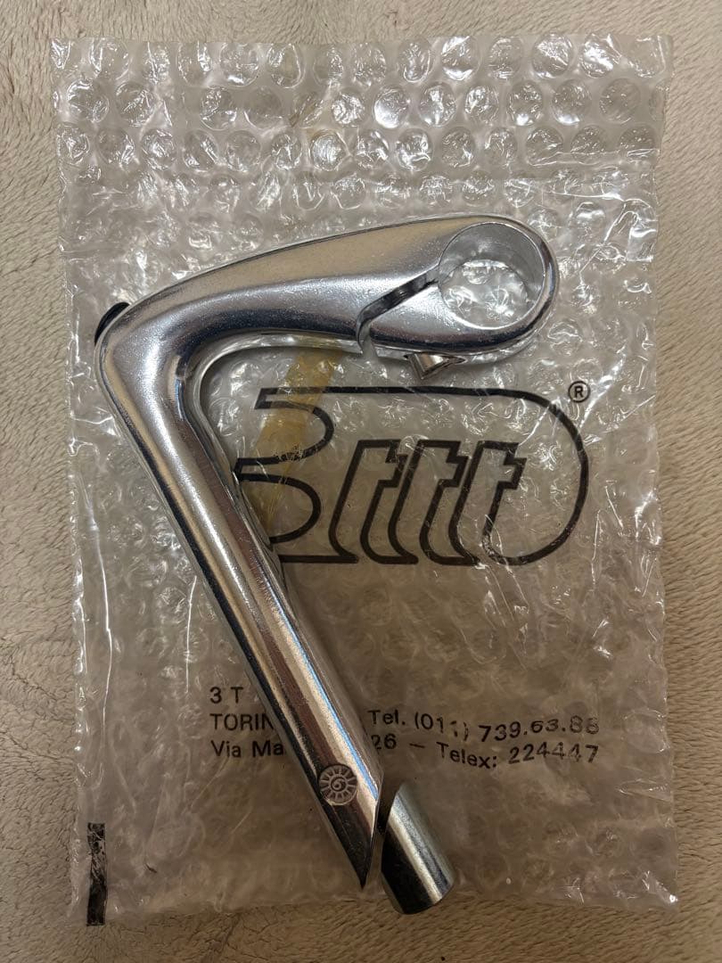 3ttt stem アルミニウム ハンドルステム シルバー