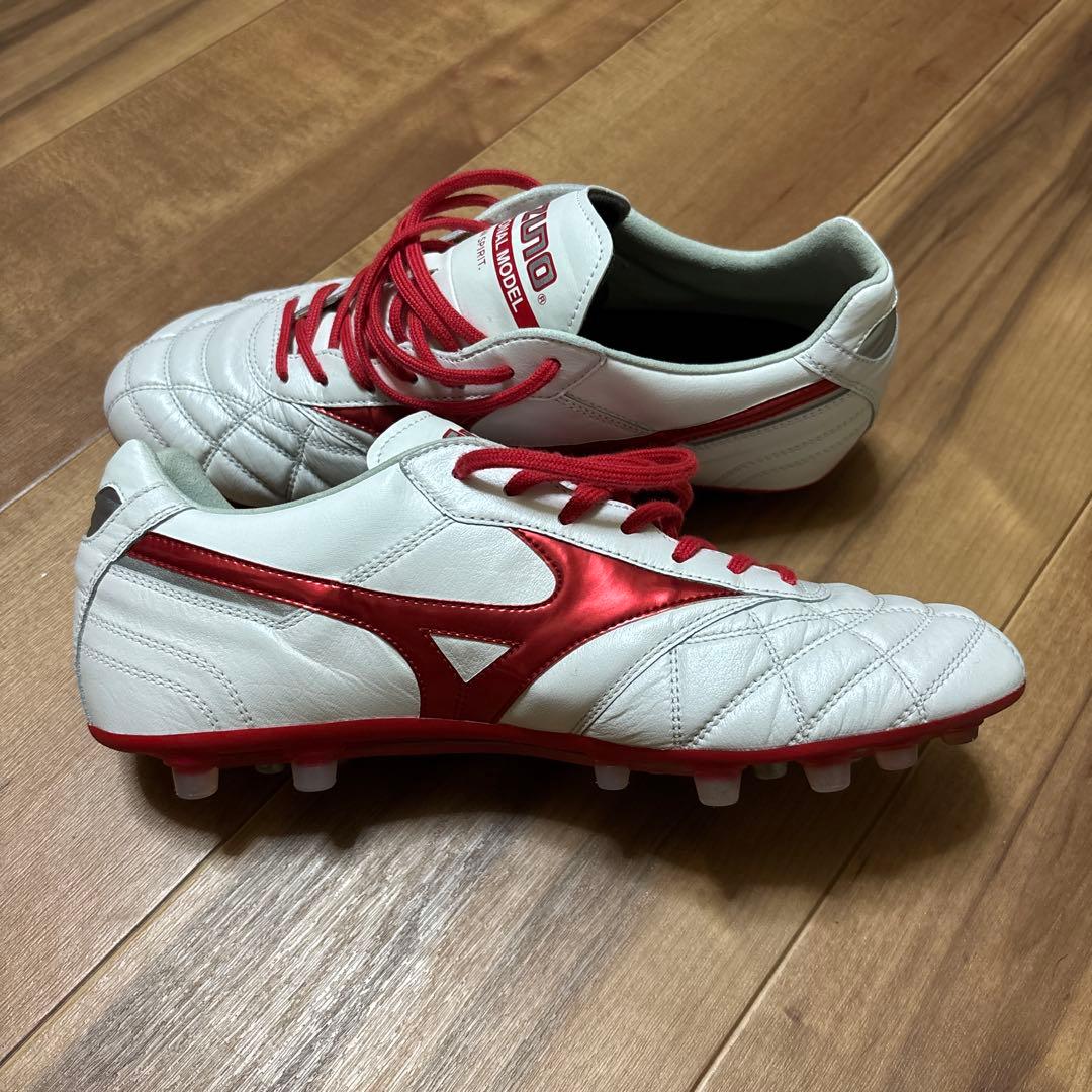 Mizuno Morelia サッカーシューズ ホワイト/レッド