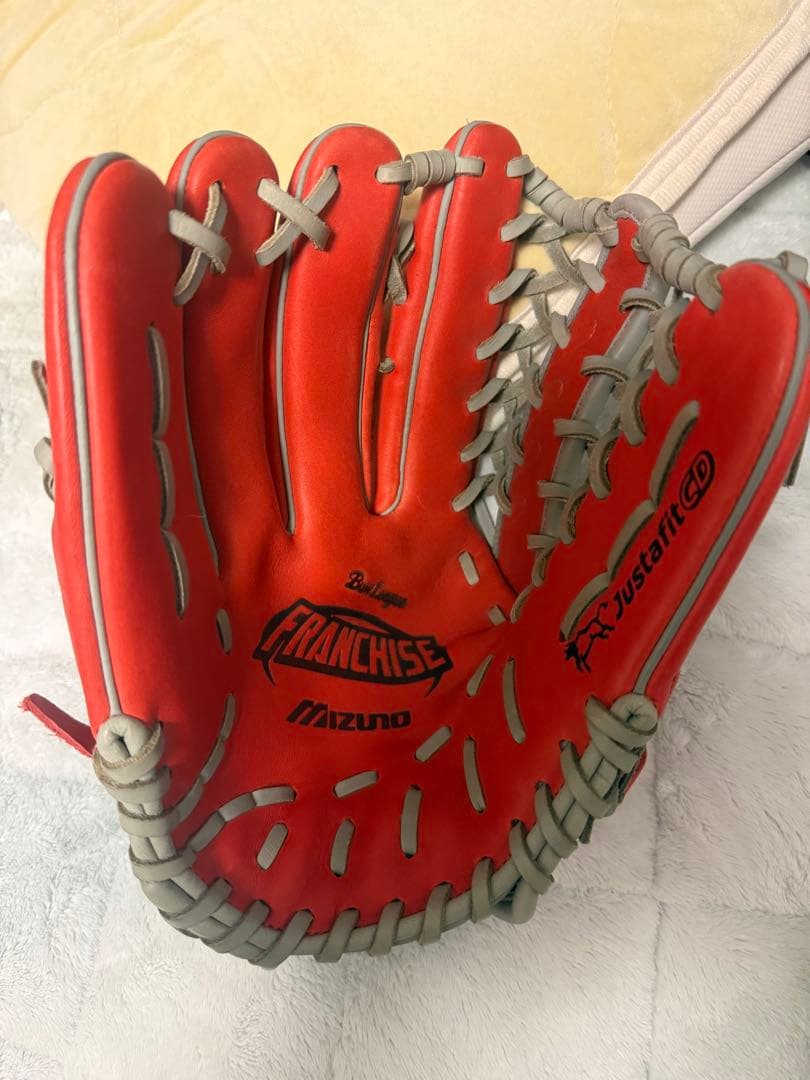 Mizuno Franchise 軟式グローブ オレンジ　希少　左投げ用