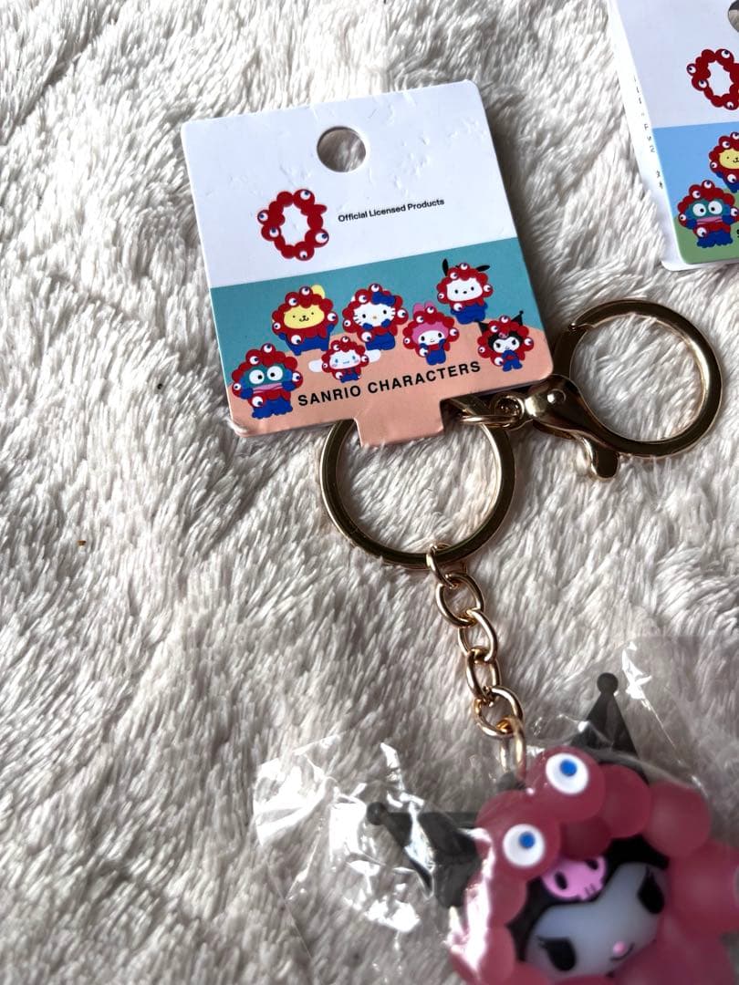本日限定値引】3個★クロミ　サンリオミャクミャク推しカラー＆パステルキーホルダー