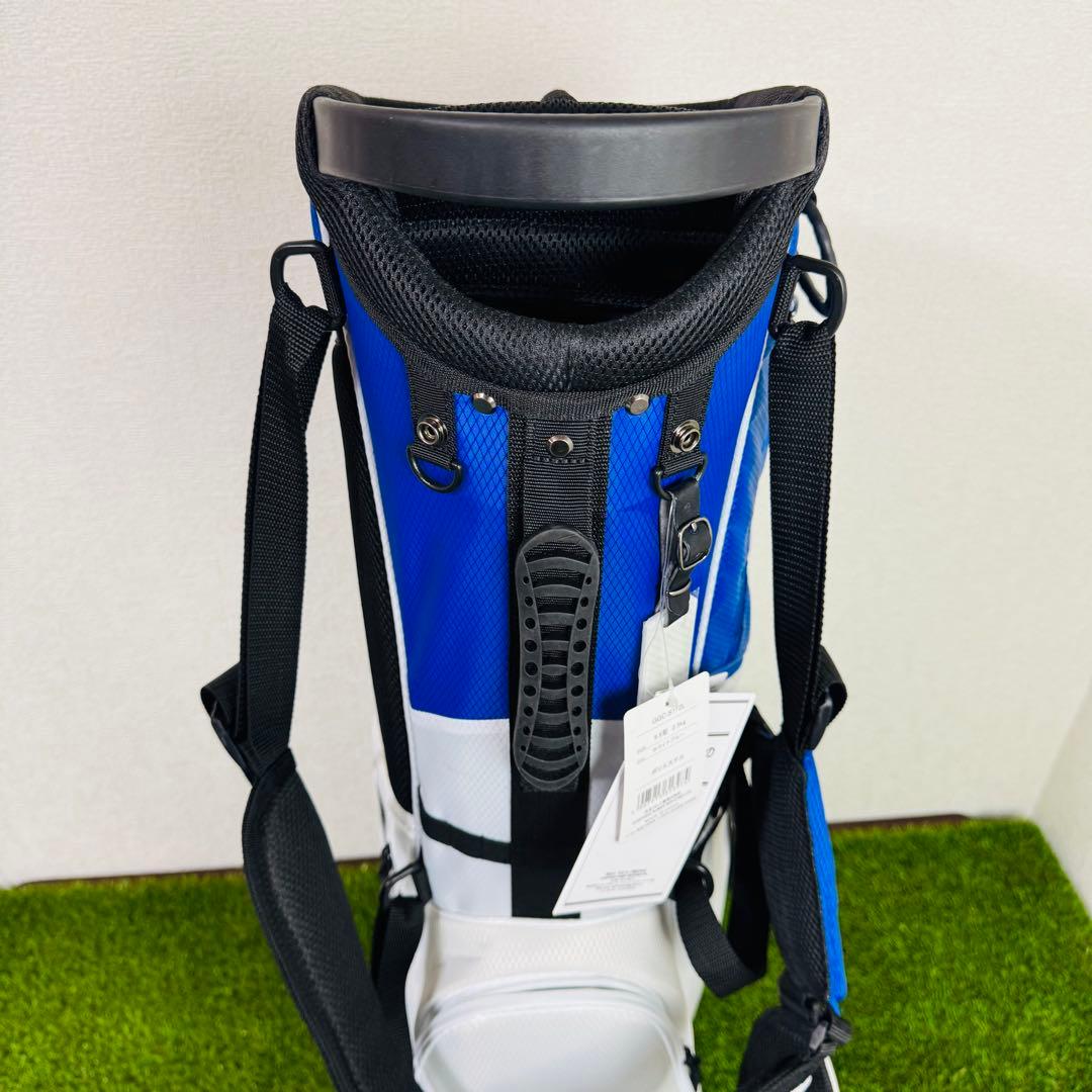 【新品】SRIXON スタンド ダブルショルダー キャディバッグ 青