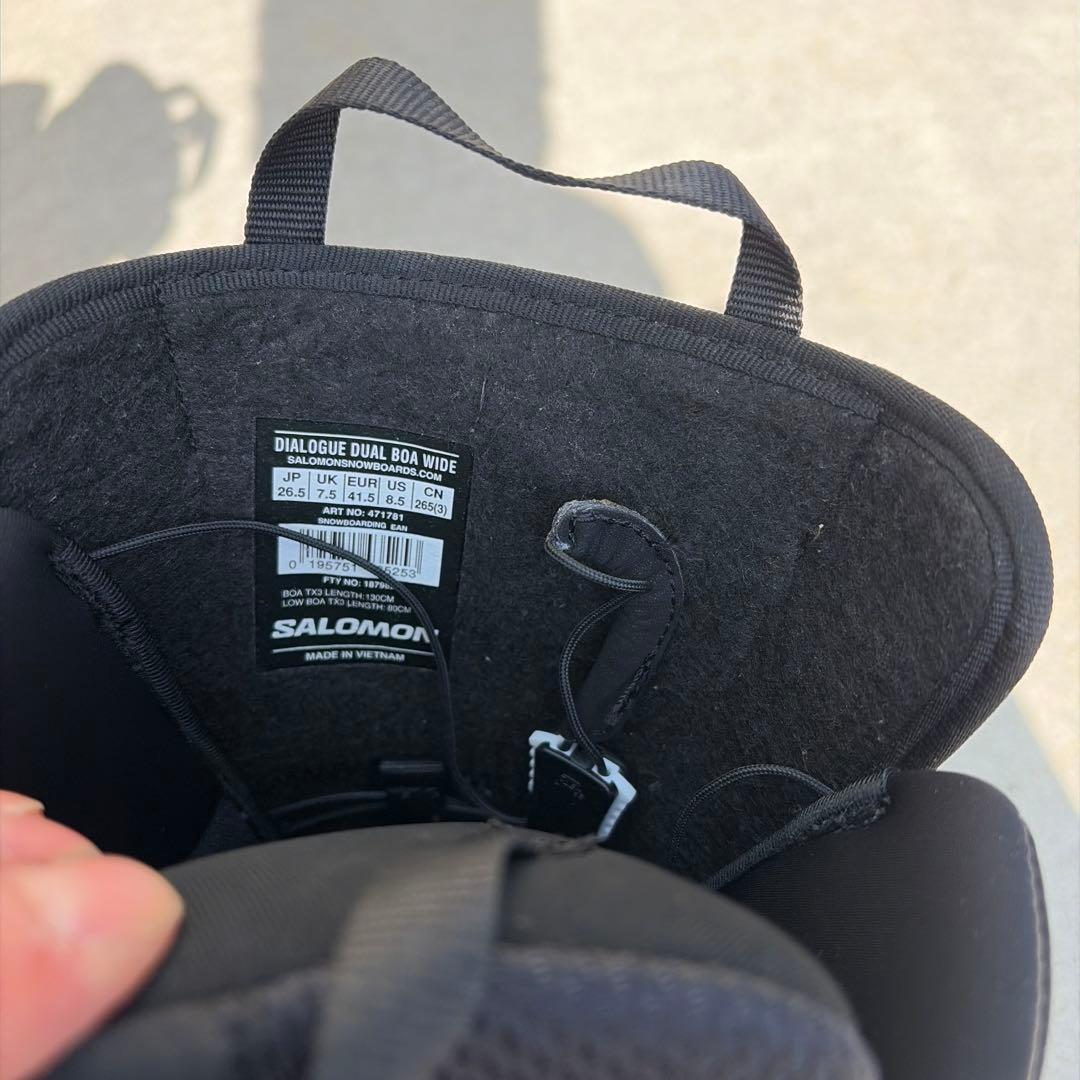 Salomon Response スノーボードブーツ Sサイズ ブラック
