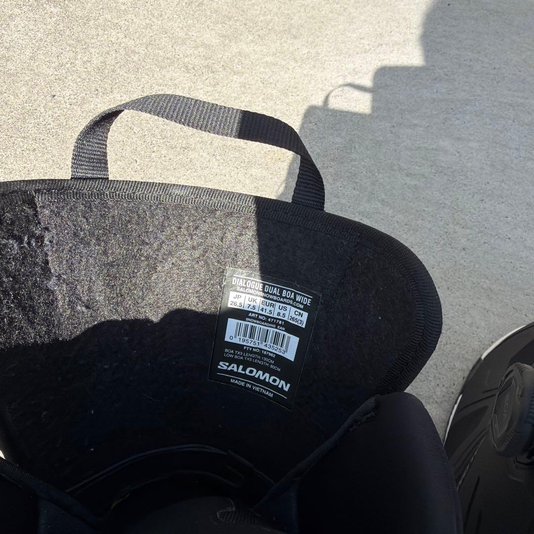 Salomon Response スノーボードブーツ Sサイズ ブラック