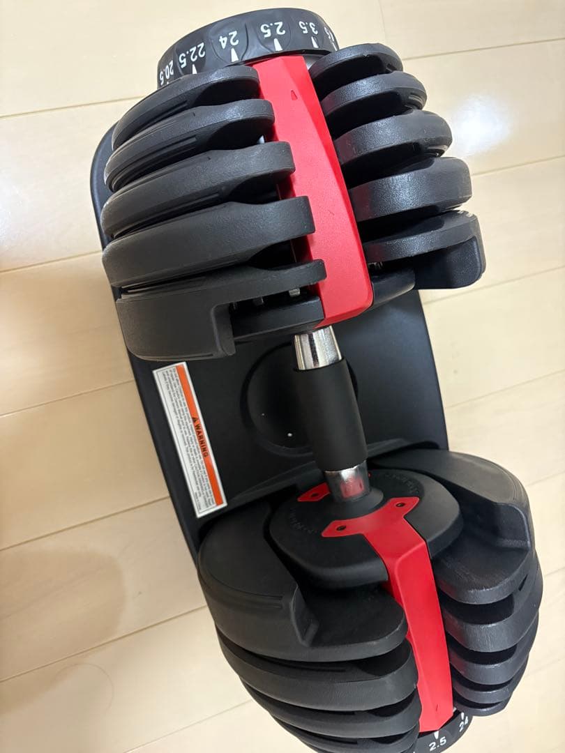 【単品販売不可】可変式ダンベル 最大24キロ（片側）　②／② 一つづつ発注