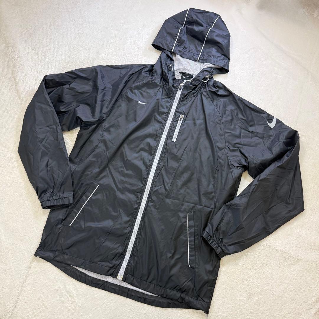 NIKE ゴルフウェア 裏メッシュ 軽量薄手 高機能 フード セットアップ L