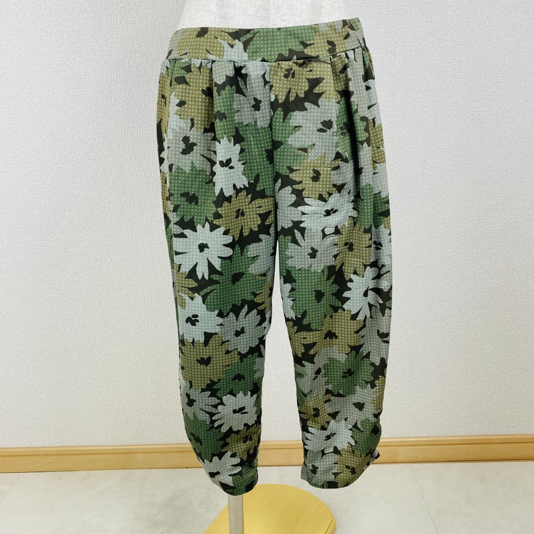 美品 DANSKIN セットアップ グレーカーキ M/L 0238-A