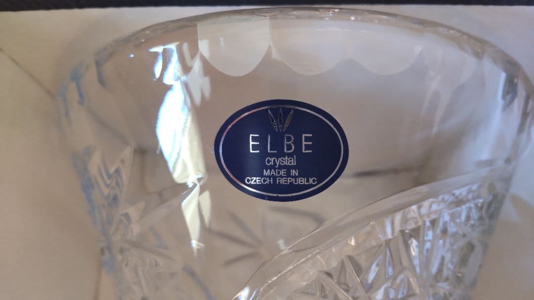 花瓶 CRYSTAL エルベクリスタル フラワーベース ELBE crystal