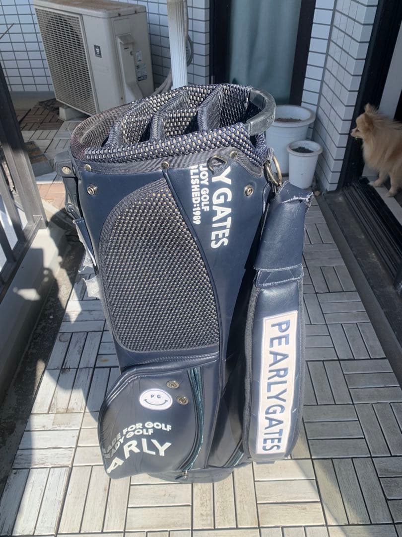 PEARLY GATES ゴルフバッグ ネイビー