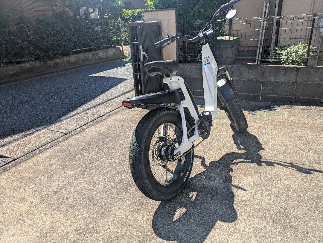 電動アシスト自転車 スポーツタイプ ホワイト(ジャンク品）