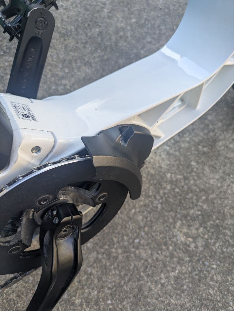 電動アシスト自転車 スポーツタイプ ホワイト(ジャンク品）