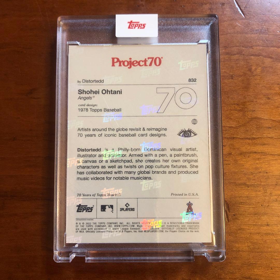 Shohei Ohtani Project70カード 832