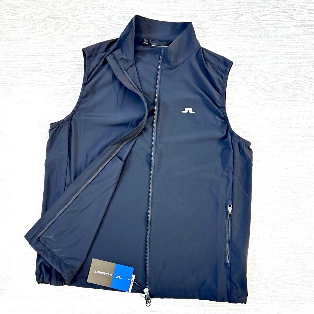 新品　J.LINDEBERG　ジェイリンドバーグ　フルジップ ウインドベスト