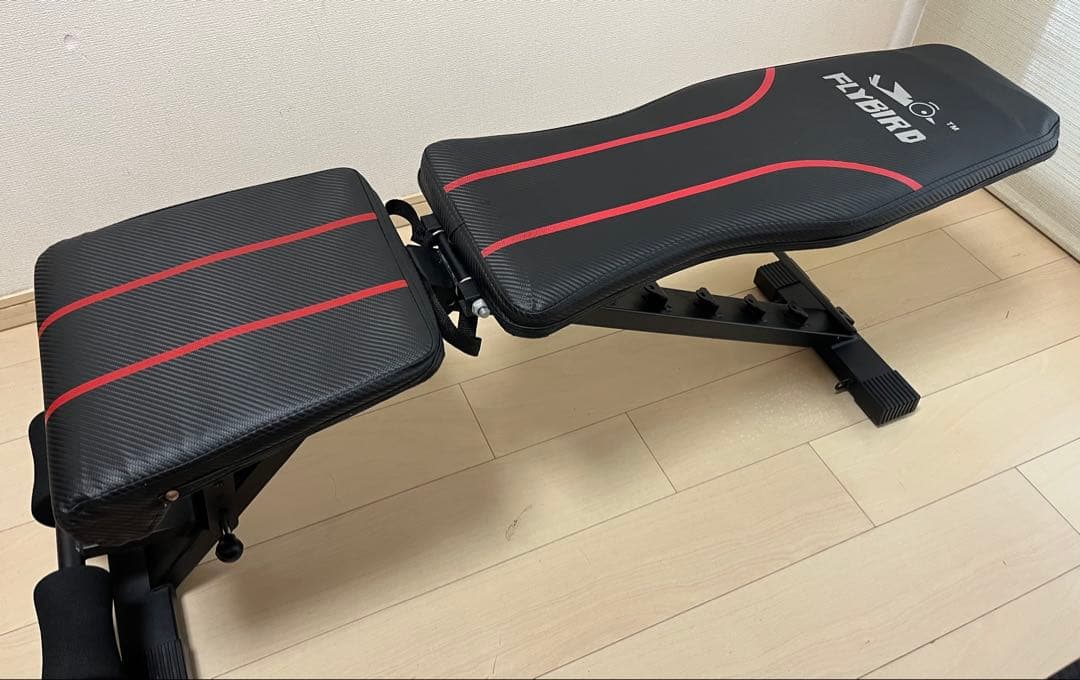 FLYBIRD トレーニングベンチ インクラインベンチ 可変式 折りたたみ式