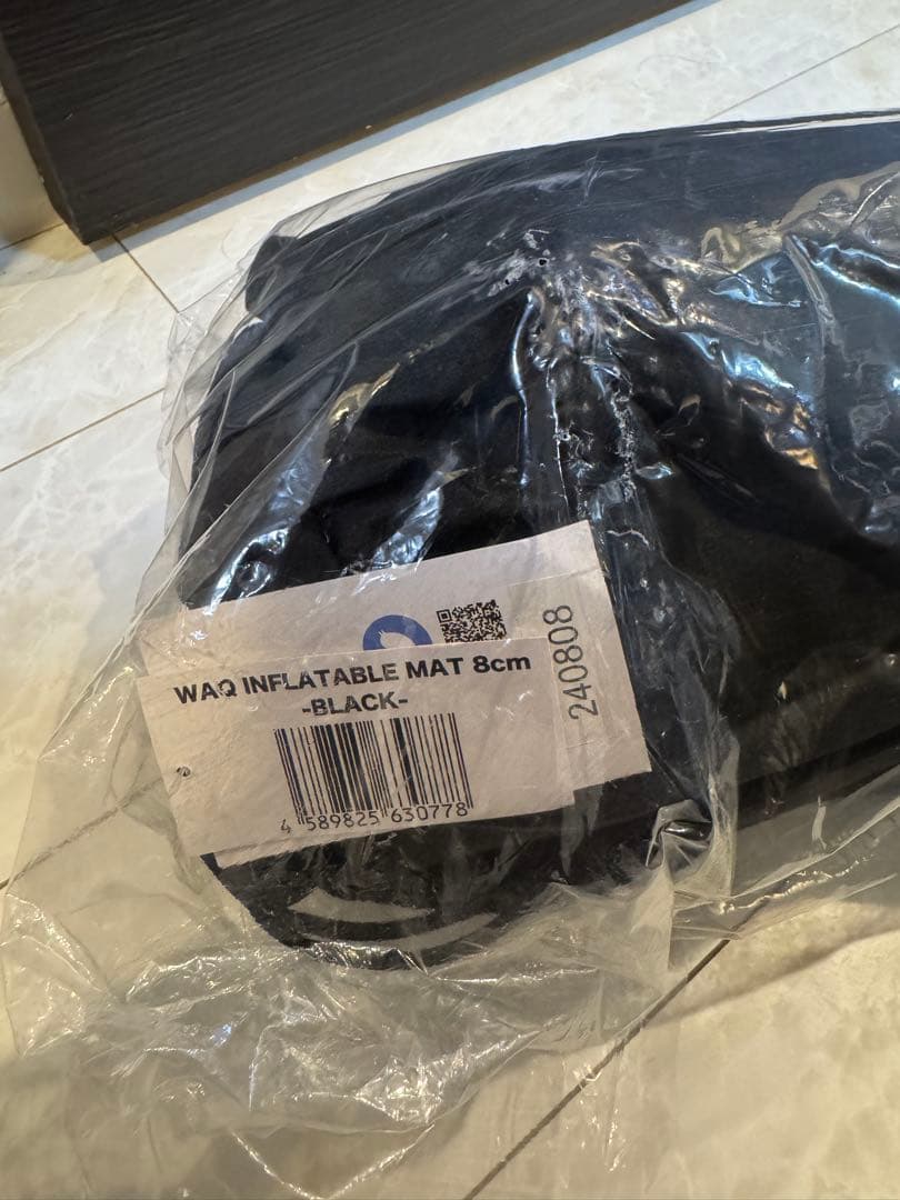 WAQ WA2 INFLATABLE MAT 8cm ブラック