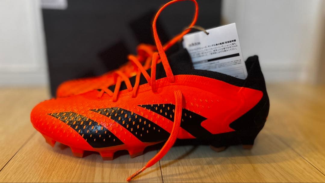 adidas GW7071 サッカーシューズ・スパイク オレンジ/ブラック