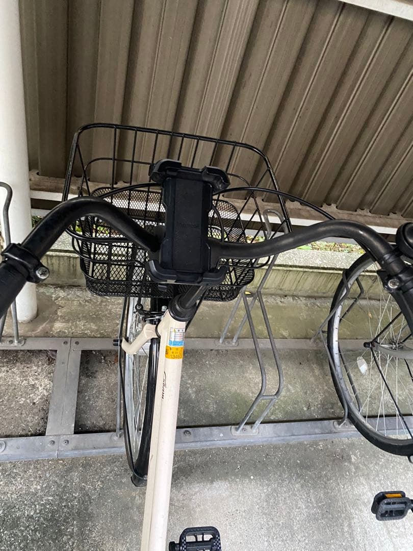 中古　クリームシティ260-J 26インチ変速なしダイナモライトシティサイクル