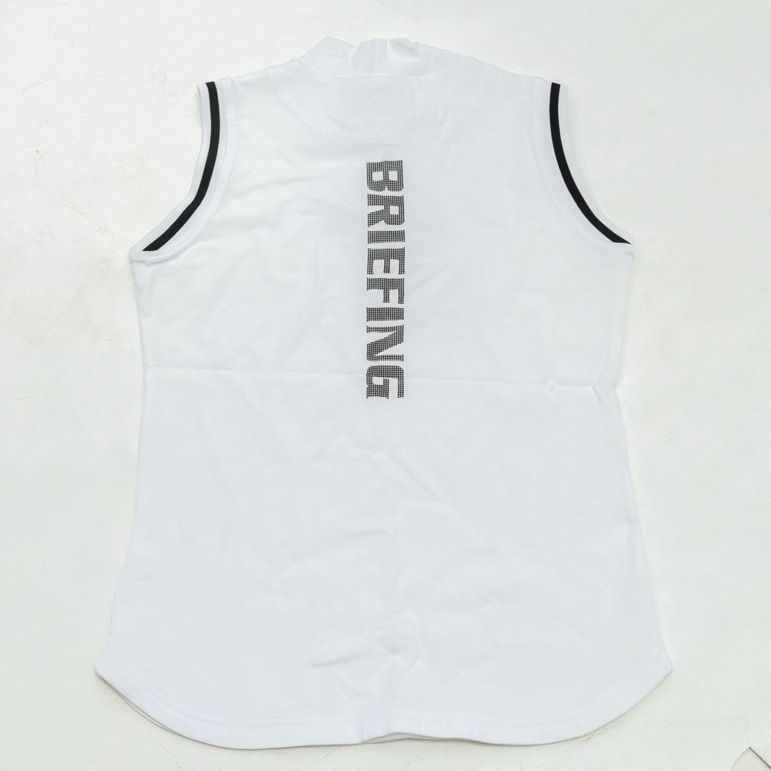 【新品タグ付】BRIEFING ノースリーブシャツ ホワイト