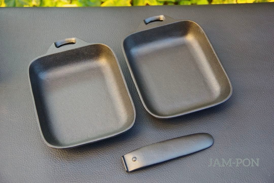 【新品/未使用/長期保管品】盛栄堂/南部鉄器 ちょこっと鍋2個セット F-348