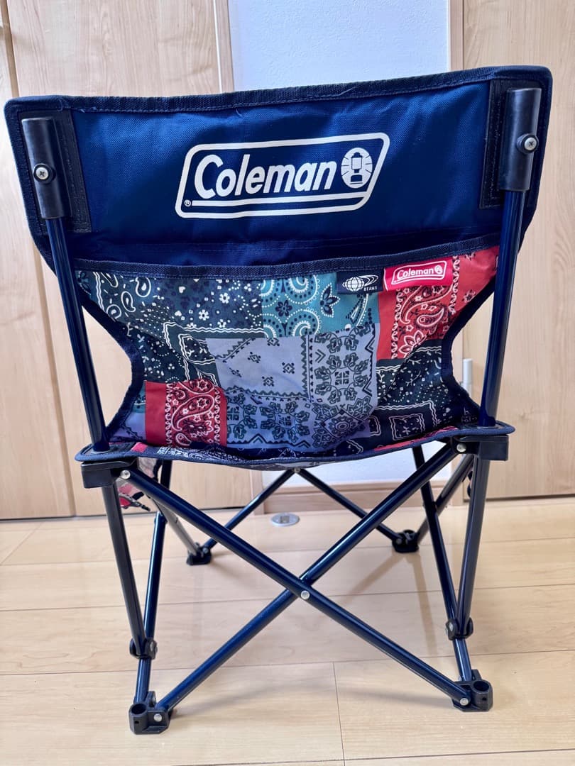 Coleman × BEAMS コラボ 2018 ファンチェア バンダナ柄