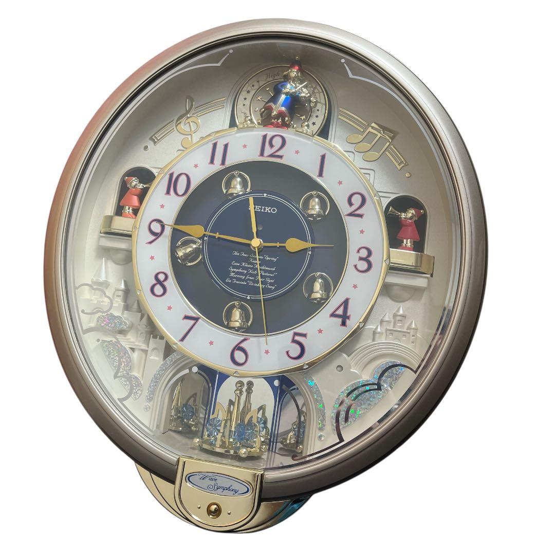 美品　SEIKO 壁掛け　からくり時計　ウエーブシンフォニー　RE555
