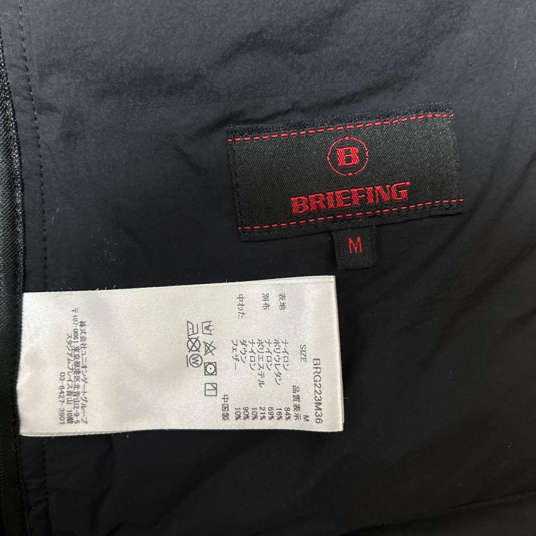 BRIEFING ゴルフ用フード付きジャケット ブラック