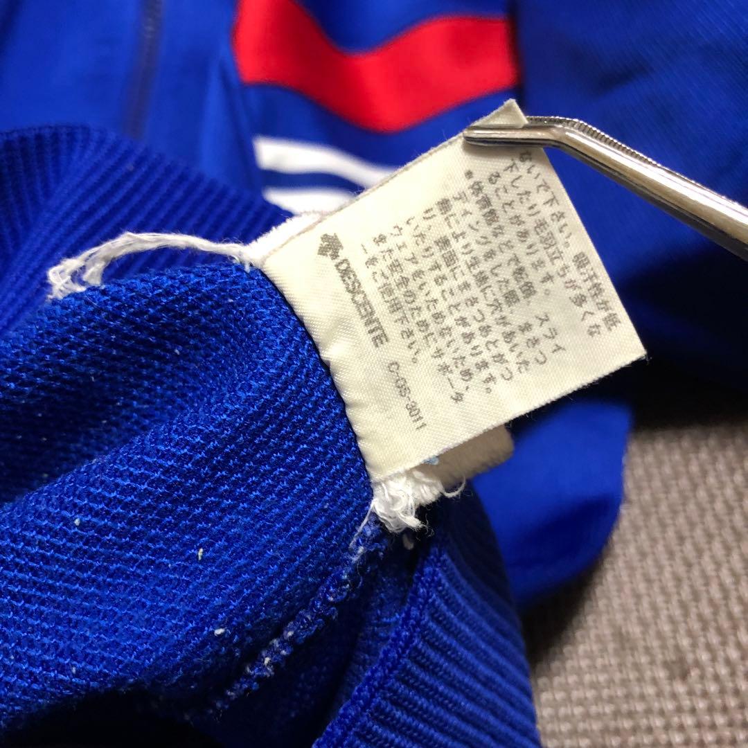 90's adidas 希少サイズXOトリコロール 3本ライン ジャージ