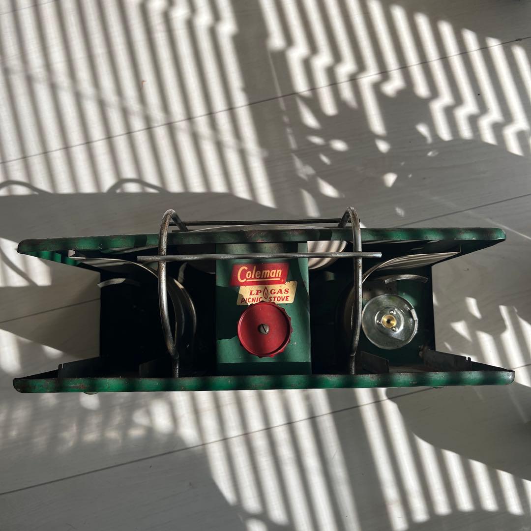 希少　Coleman ピクニックストーブ　グリーン