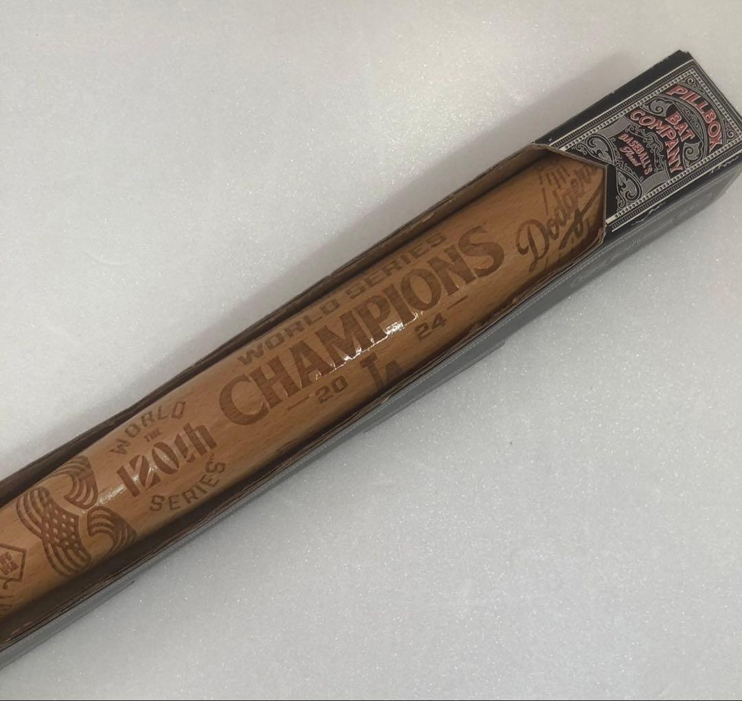 【大谷翔平】2024年ワールドシリーズ優勝 記念ミニバット MLB正規品 新品