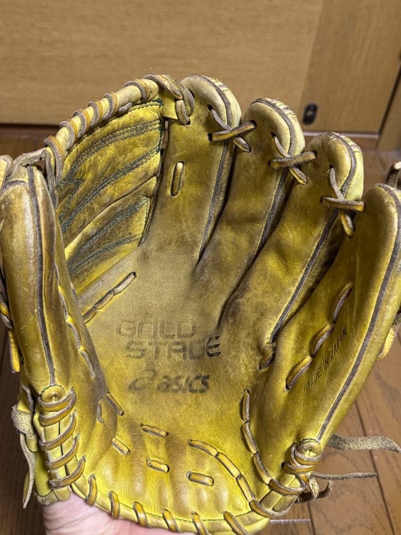 アシックス　GOLDSTAGE 硬式用グローブ　高校野球使用可