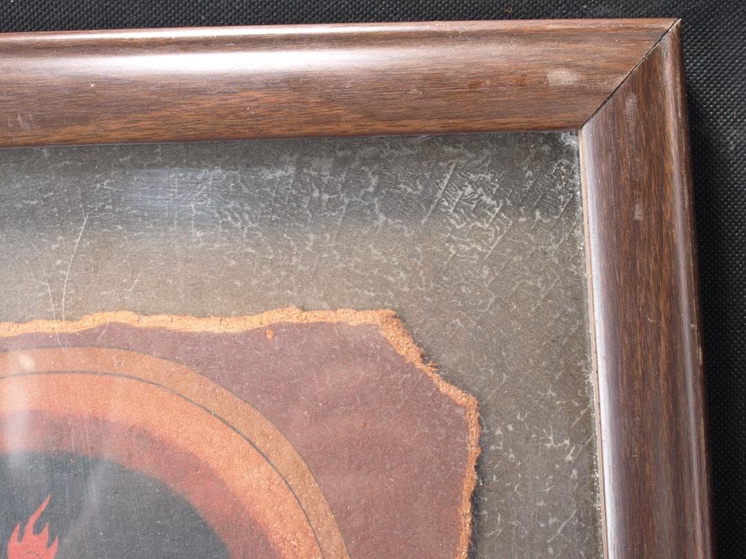 中国唐時代　敦煌莫高窟壁画 彩絵　人物像 発掘品 AK1724A10-4