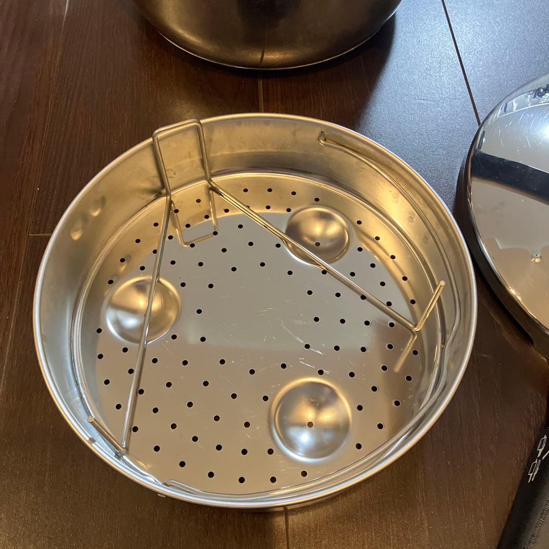 WMF EASY 圧力鍋 4.5L 蒸し器付き