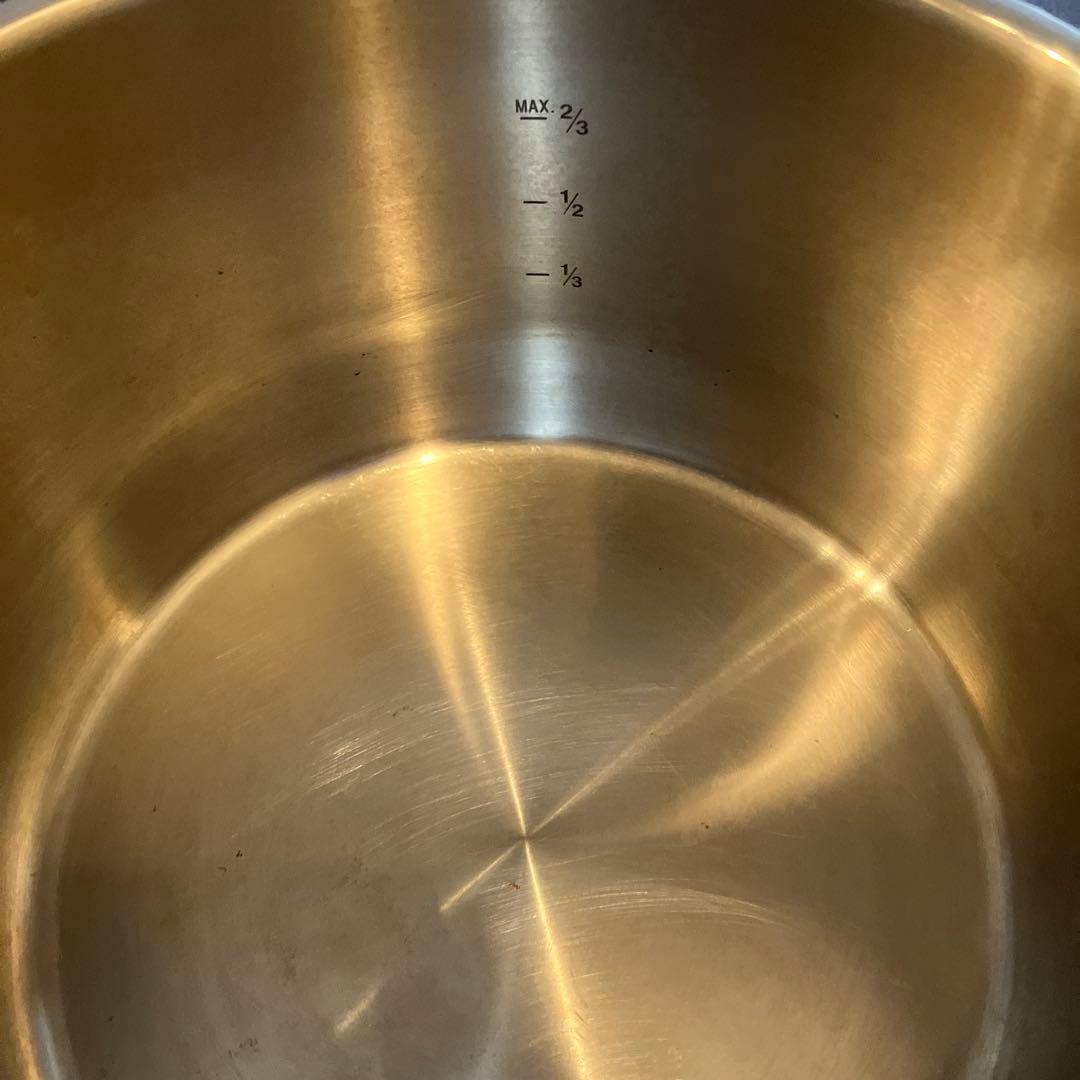 WMF EASY 圧力鍋 4.5L 蒸し器付き