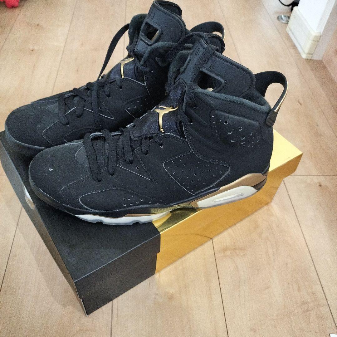 Air Jordan 6 ブラック/ゴールド US9.5