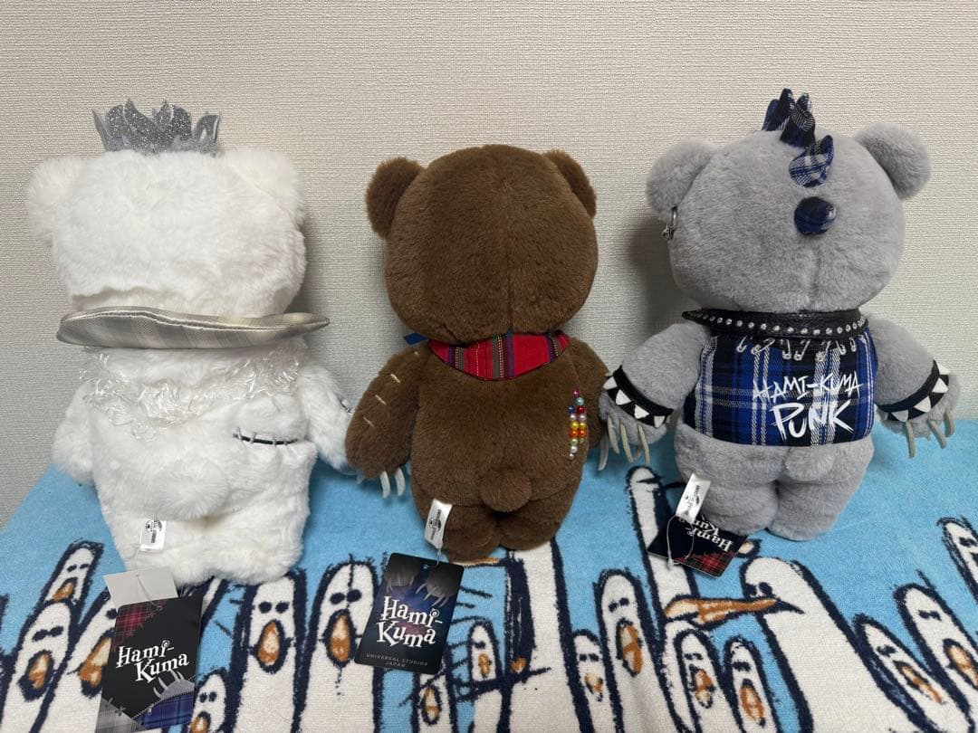 USJ ハミクマ　ぬいぐるみ ハミクマ　ソウル　パンク　　　3体セット