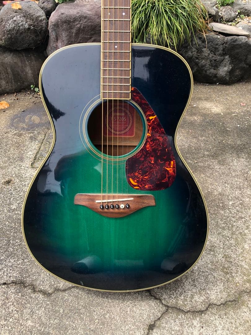美品 YAMAHA ヤマハ アコギ FS720S TMB マリンブルー 青