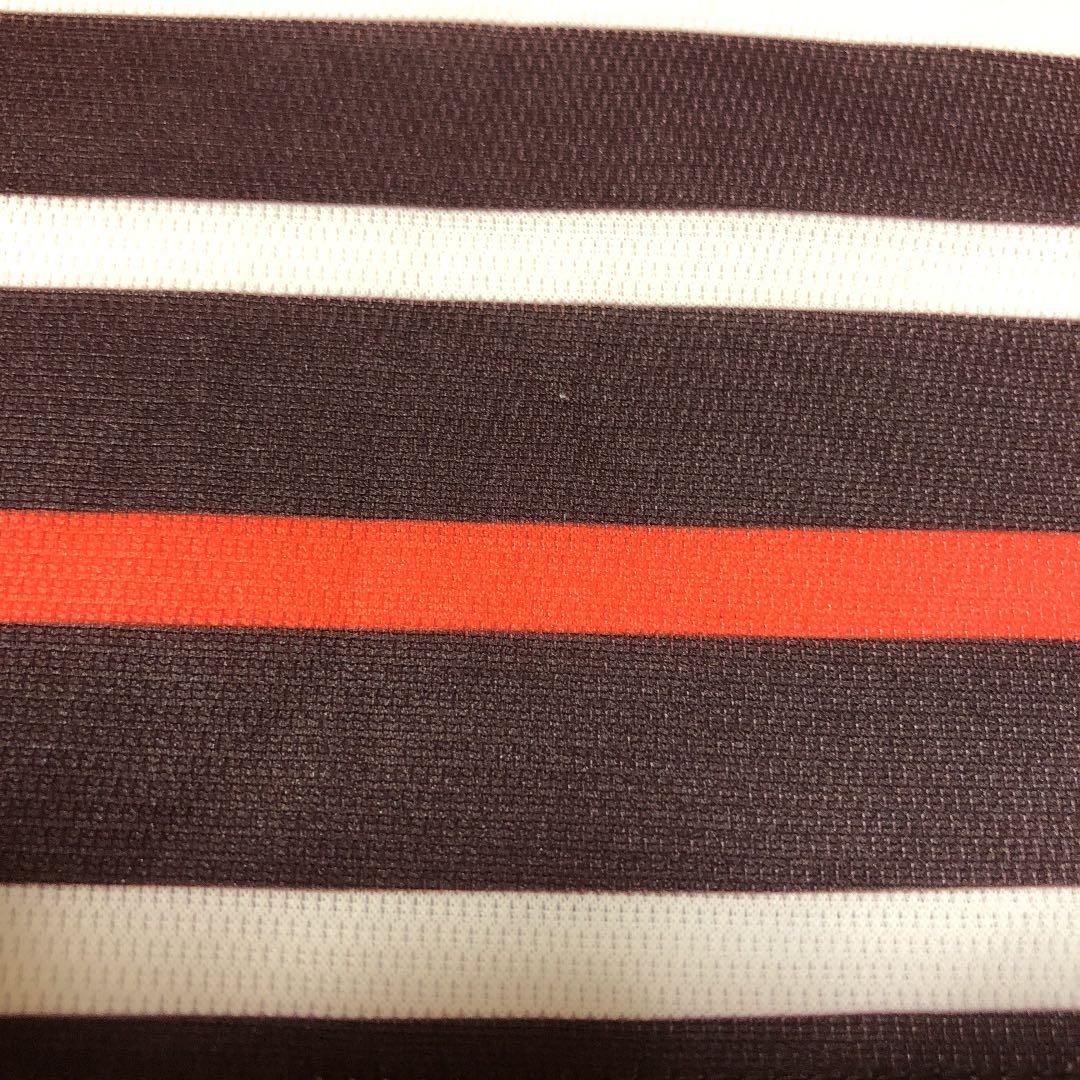 ellesse エレッセ　レディース テニスウェア　セット　ボーダー　ブラウン