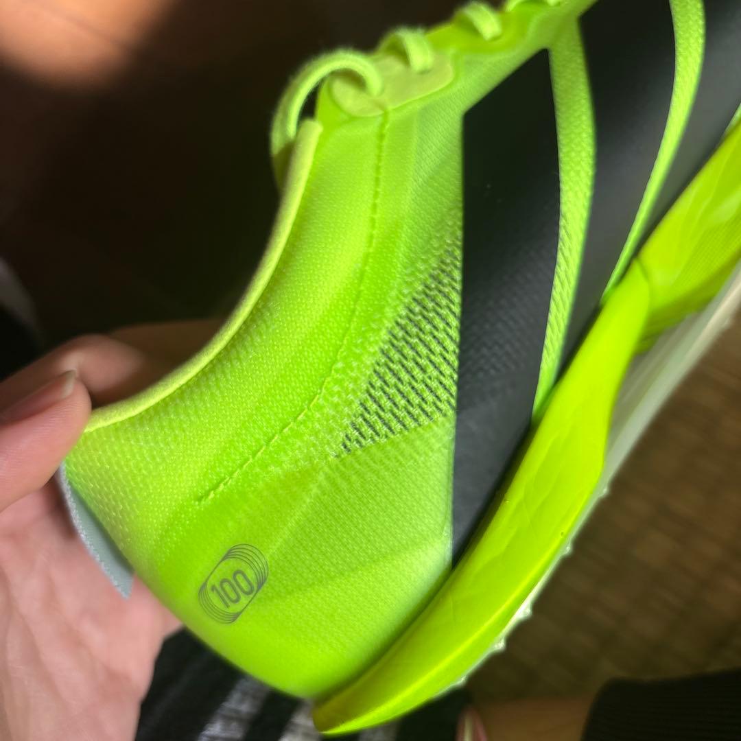 adidas primeSP4 スパイクシューズ 蛍光イエロー
