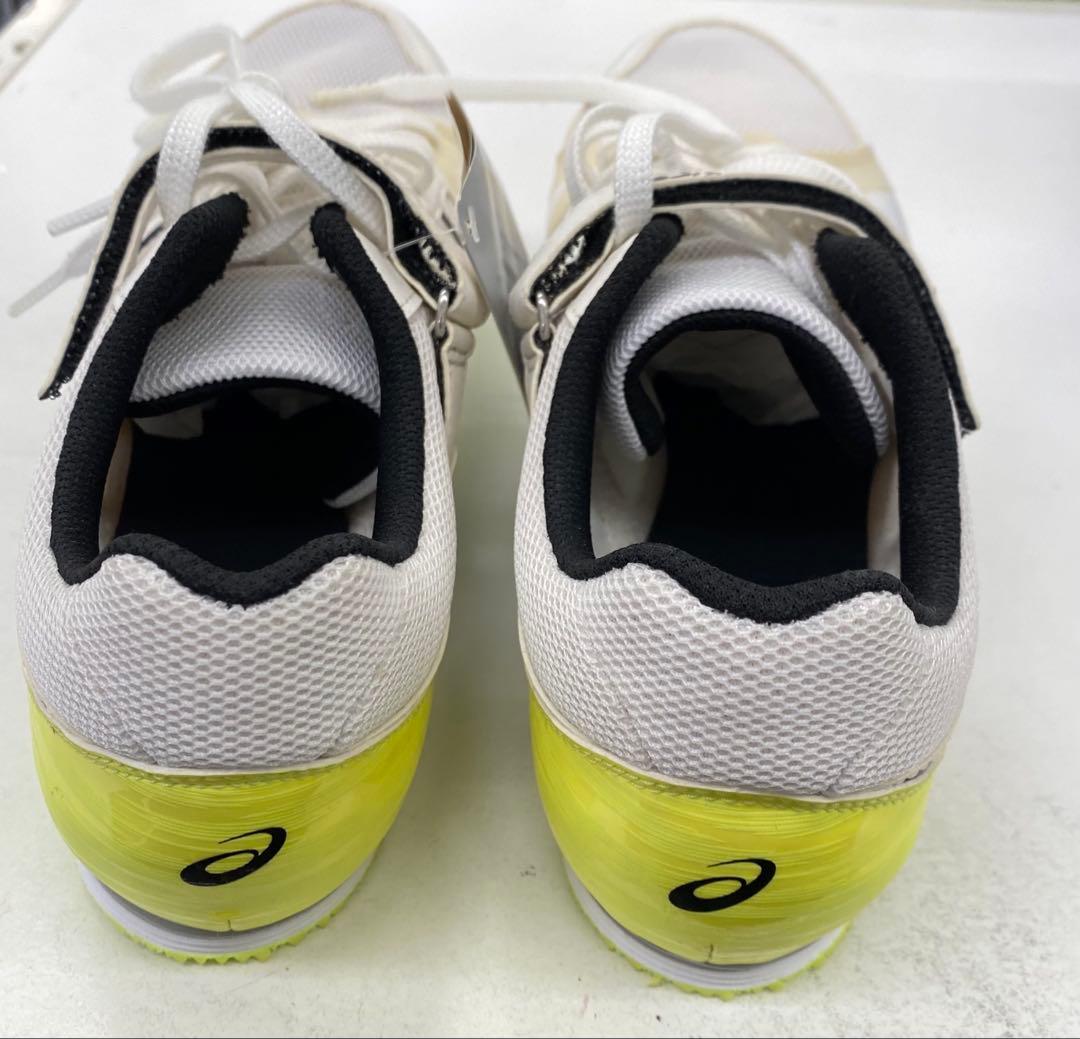 asics 陸上スパイク　ヒートフラットFR7ホワイト/ブラック　27.5cm