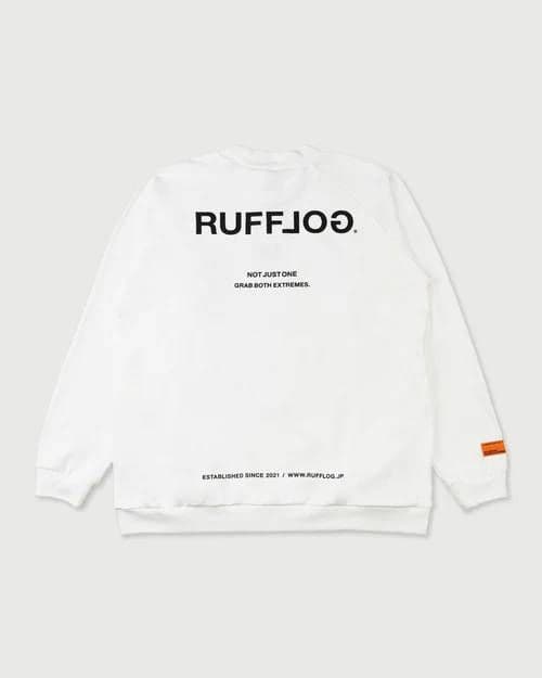 メンズウェア RUFFLOG BACK LOGO L/S MOCKNECK
