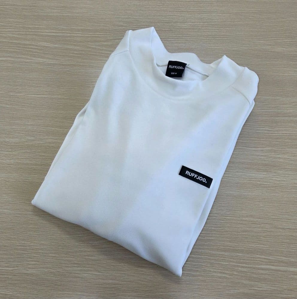 メンズウェア RUFFLOG BACK LOGO L/S MOCKNECK