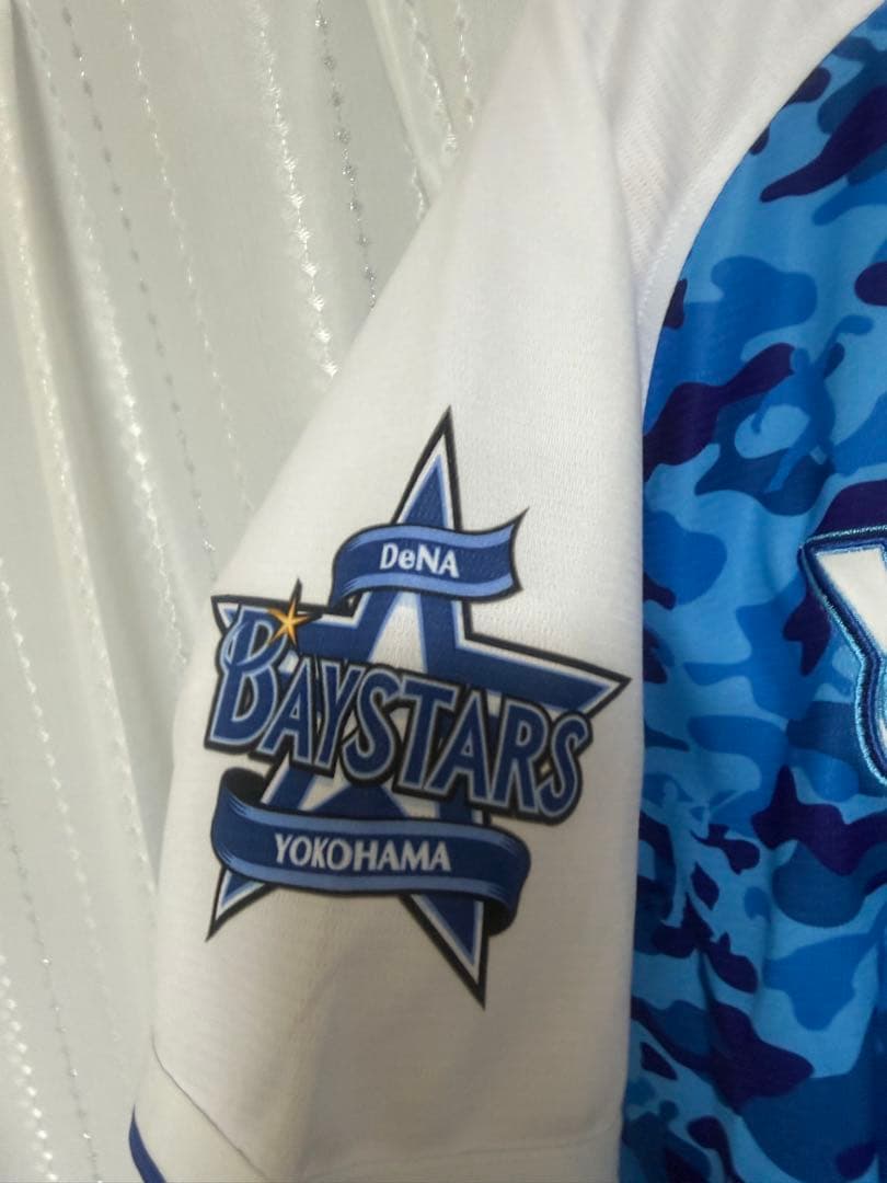 横浜ベイスターズ ユニフォーム 迷彩 筒香25 サイズL