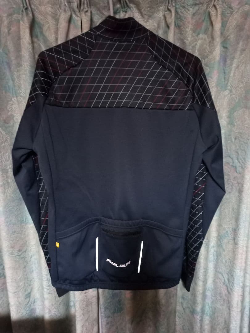 PEARL IZUMI サイクルジャージ 黒 格子模様