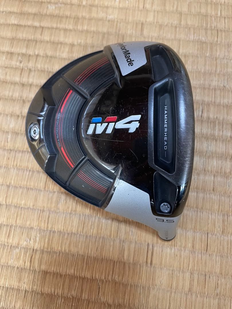 TaylorMade M4 ドライバー 9.5度　ヘッドのみ　カバー付き